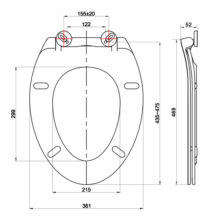 slow release toilet seats