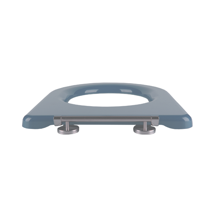 d shaped grey toilet seat