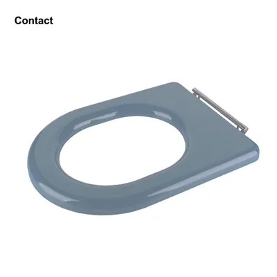 Siva WC daska u obliku slova D