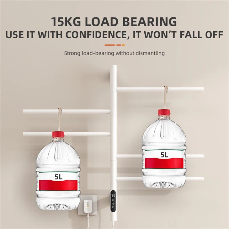 swivel heated towel rail